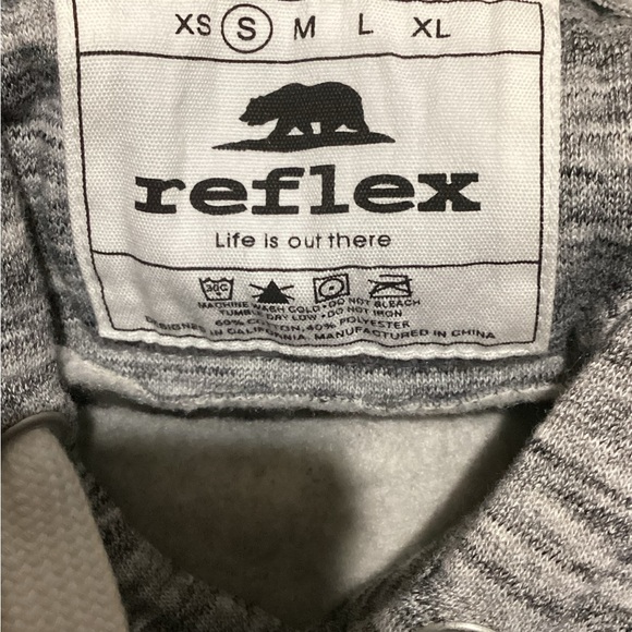 Light grey and charcoal small women’s hoodie - Picture 3 of 3